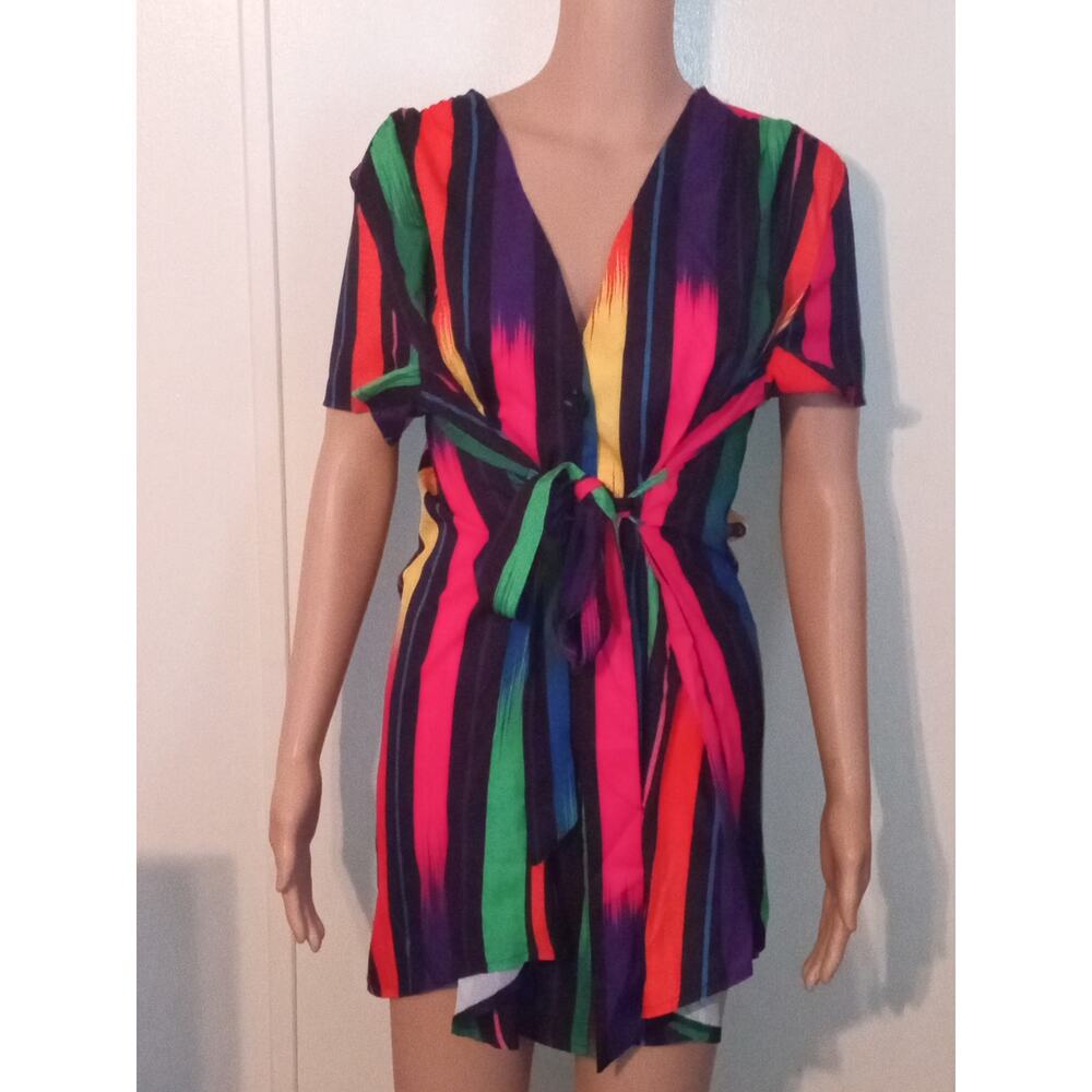 Rainbow Loose Fitting Blouse